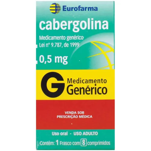 Cabergolina 8 tablets
