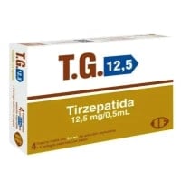 T.G. Tirzepatida 50mg (12,5mg x 4 vials) Indufar