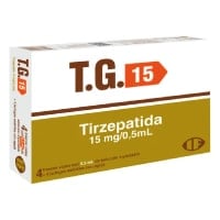 T.G. Tirzepatida 60mg (15mg x 4 vials) Indufar