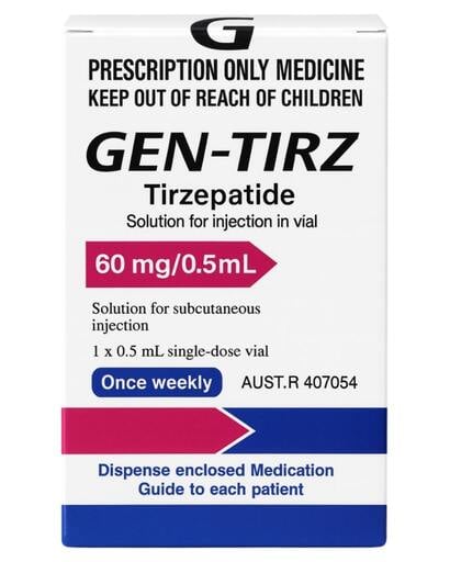 Tirzepatida (mounjaro) 60mg Gen
