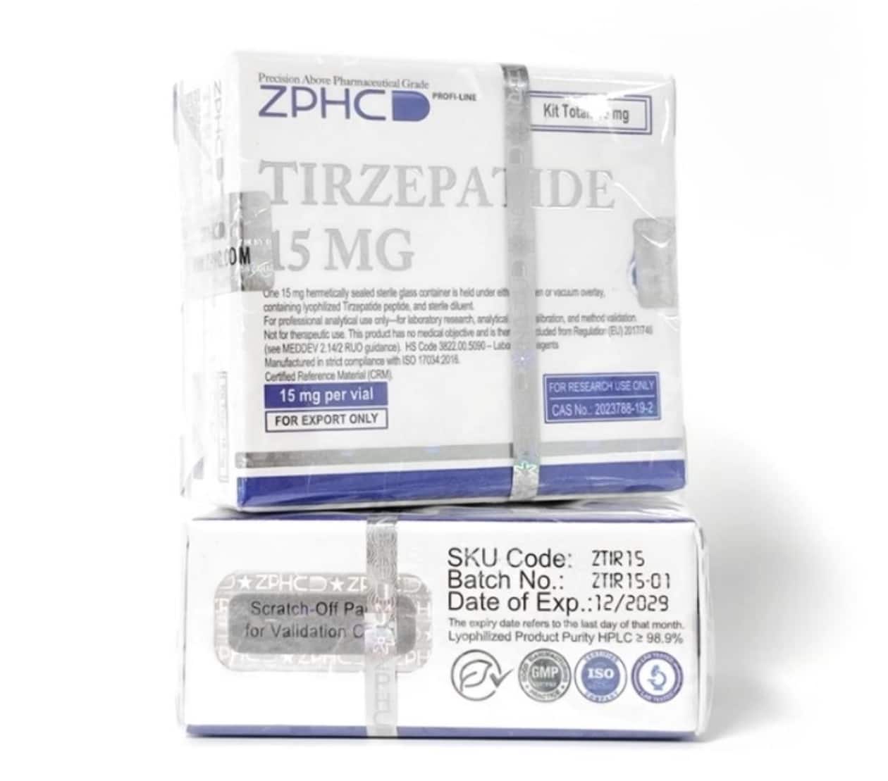 Tirzepatida (Mounjaro) 15 mg 1 frasco ZPHC
