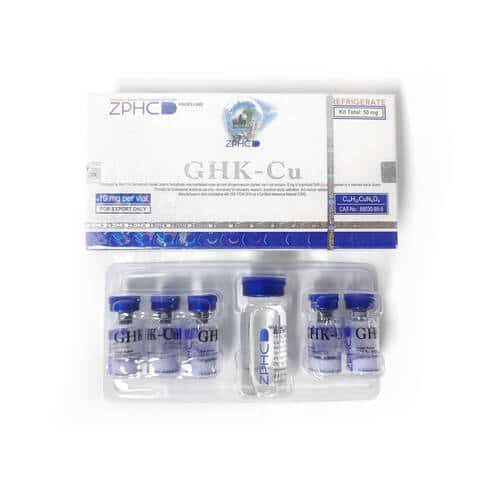GHK-Cu 50mg (10mg x 5 vials) ZPHC