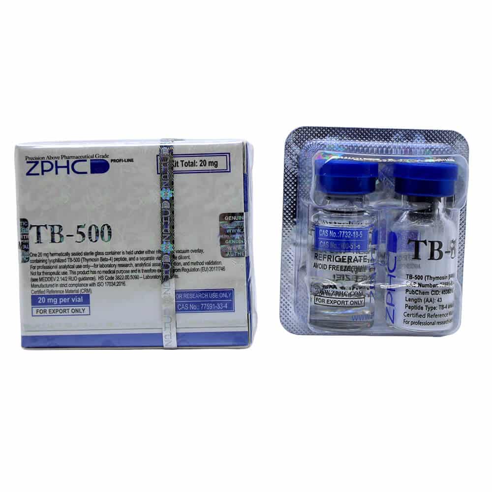 TB-500 20mg (peptídeo liofilizado + água bacteriostática) ZPHC
