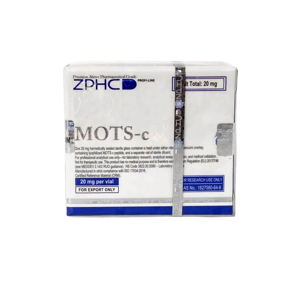 MOTS-c 20mg Kit ZPHC (peptídeo liofilizado + água bacteriostática) ZPHC
