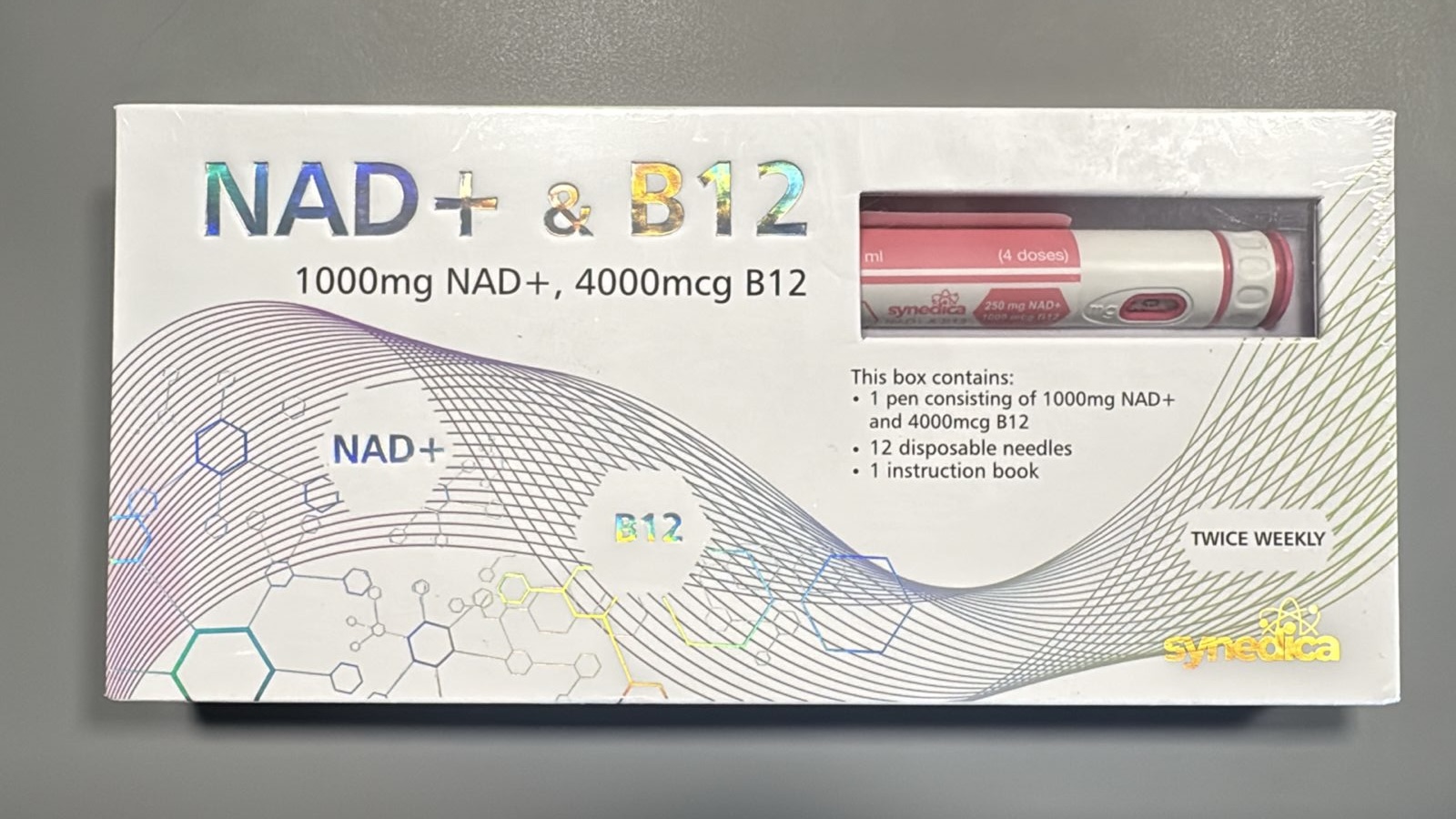 Cuidados de saúde Alluvi NAD + e B12