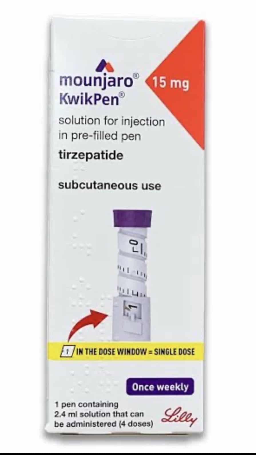 Mounjaro 15mg Caneta Lilly