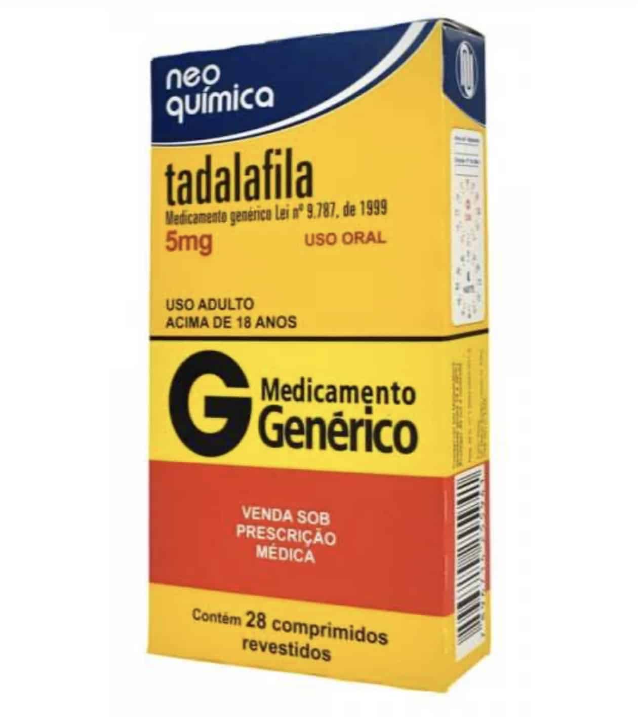 Tadalafila Diário 5mg / 30 comprimidos