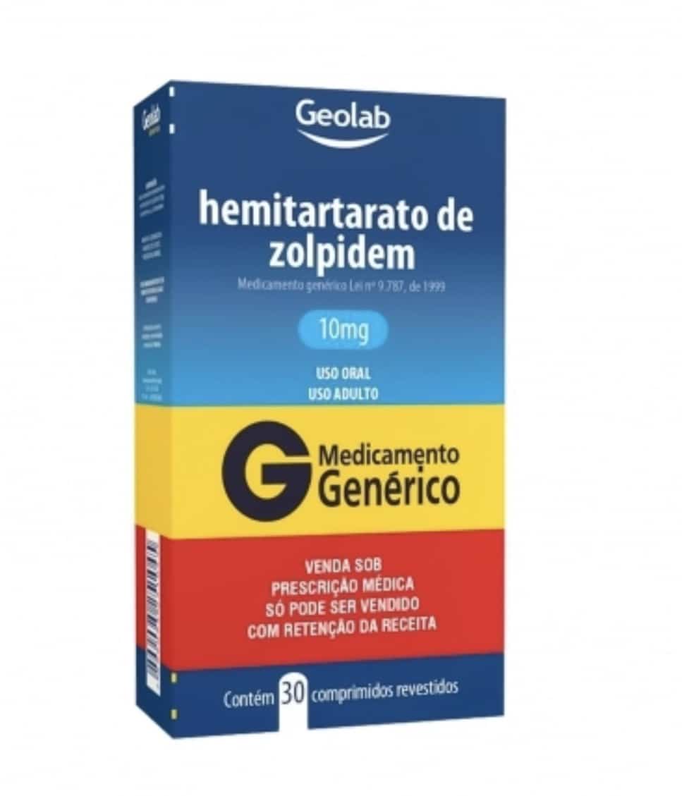 Zolpidem 10mg / 20 comprimidos